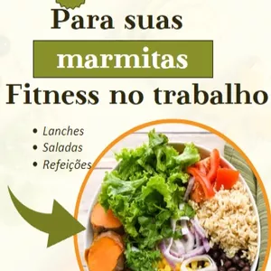 Imagem de capa para o Ebook Marmitas Fit  