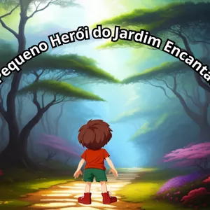 Imagem de capa para o Ebook O Pequeno Herói do Jardim Encantado