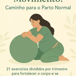 Imagem de capa para o Ebook Gestante em movimento: Caminho para o Parto Normal