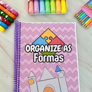 Imagem de capa para o Ebook Organize as formas
