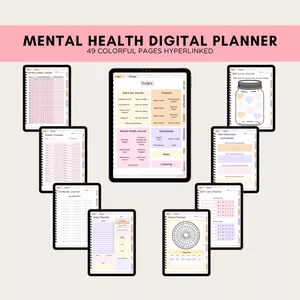 Cover image for Ebook Mental Health Digital Planner