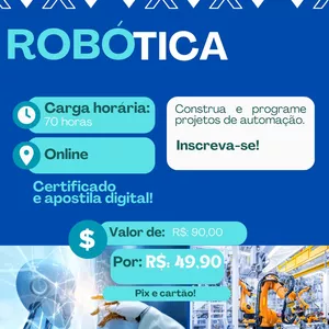 Imagem de capa para o Curso online Robótica