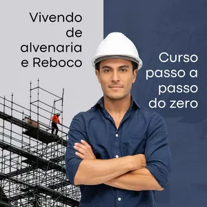 Imagem de capa para o Curso online vivendo de alvenarias e reboco