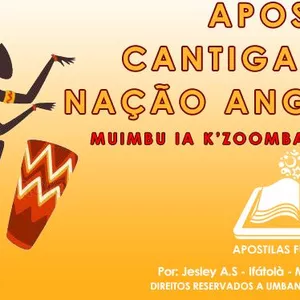Imagem de capa para o Ebook APOSTILA CANTIGAS DA NAÇÃO ANGOLA (MUINBÚ)