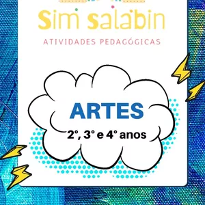 Imagem de capa para o Ebook APOSTILA DE ARTES para 2°, 3° e 4° anos do Ensino Fundamental (50 ATIVIDADES)