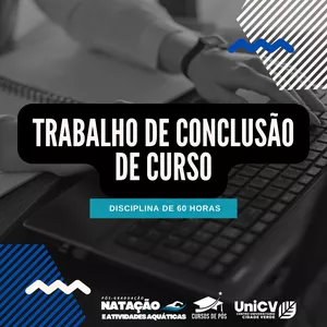 Imagem de capa para o Curso online TRABALHO DE CONCLUSÃO DE CURSO - TCC