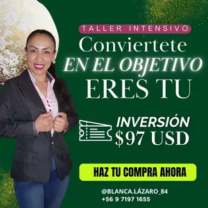 Imagen de portada para Curso online 🩵𝗧𝗔𝗟𝗟𝗘𝗥 𝗜𝗡𝗧𝗘𝗡𝗦𝗜𝗩𝗢 𝗗𝗘 𝟱 𝗦𝗘𝗠𝗔𝗡𝗔 𝗘𝗟 𝗢𝗕𝗝𝗘𝗧𝗜𝗩𝗢 𝗘𝗥𝗘𝗦 𝗧𝗨