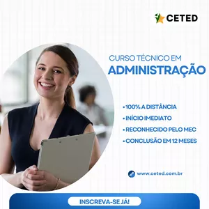 Imagem de Técnico em Administração criado por Ceted Educacional na hotmart