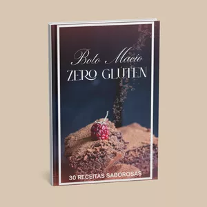 Imagem de capa para o Ebook BOLOS MACIOS ZERO GLÚTEM / 30 RECEITAS 
