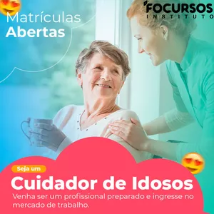 Imagem de capa para o Curso online Curso Cuidador De Idoso 
