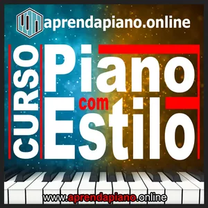 Imagem de capa para o Curso online CURSO PIANO COM ESTILO - NÍVEL 1 e 2