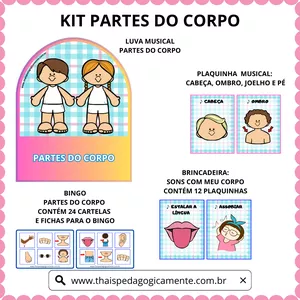 Imagem de capa para o Ebook KIT PARTES DO CORPO