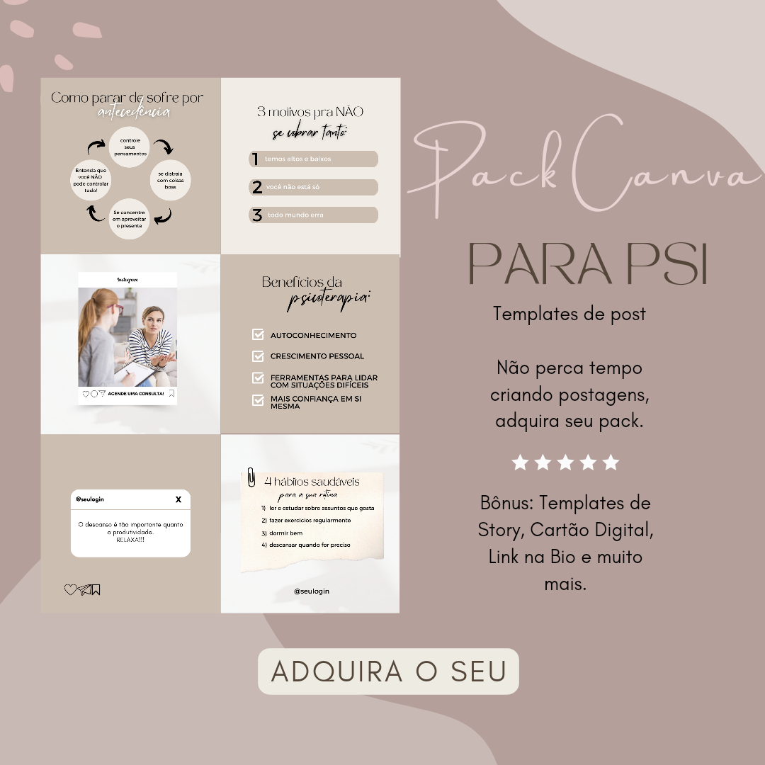 Curso Pack Canva para Psicólogas