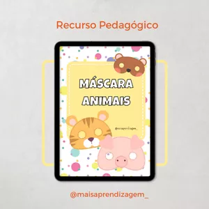Imagem de capa para o Ebook Máscara animais