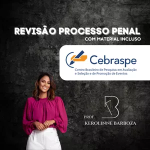 Imagem de capa para o Curso online Revisão Processo Penal - CESPE
