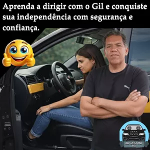 Imagem do curso Aprenda a dirigir com o Gil e conquiste sua independência com segurança e confiança.