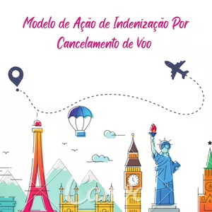 Imagem de capa para o Curso online MODELO DE AÇÃO DE INDENIZAÇÃO POR CANCELAMENTO DE VOO
