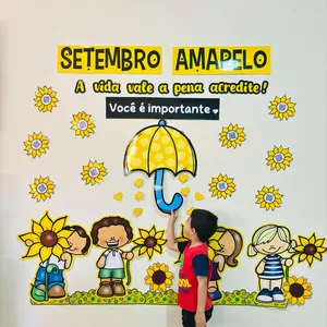 Imagem de capa para o Ebook Painel Decorativo para fotos Setembro Amarelo - EDUCA ARTE 