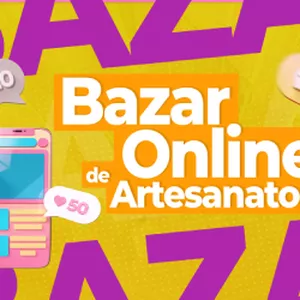 Imagem de capa para o Curso online Bazar Online de Artesanato do Zero