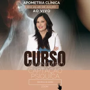 Imagem de capa para o Curso online Curso Captação Psíquica Apometria Clínica Avançada