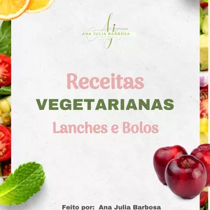 Imagem de capa para o Ebook Receitas Vegetarianas