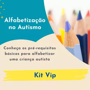 Imagem de capa para o Curso online KIT VIP: ALFABETIZAÇÃO NO AUTISMO