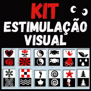 Imagem de capa para o Ebook Kit Montessori de Estimulação Visual para Bebês