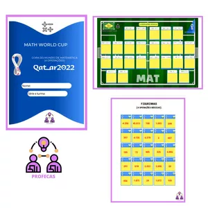 Imagem de capa para o Ebook Álbum de Figurinhas - Matemática