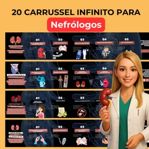 Imagen de portada para Curso online 20 carrussel infinito para Nefrólogos