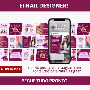 Imagem do curso PACK PARA NAIL DESIGNER PREMIUM