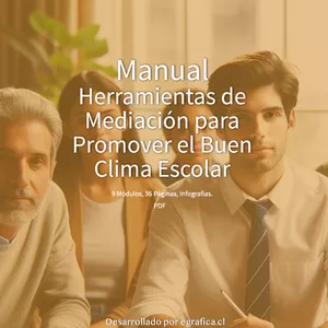 Imagen de portada para Ebook Manual: Herramientas de Mediación para Promover el Buen Clima Escolar.
