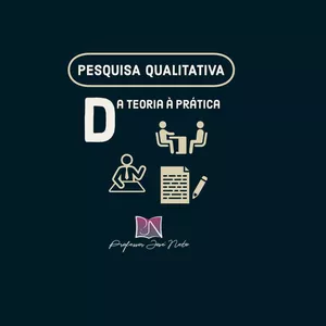 Imagem de capa para o Curso online PESQUISA QUALITATIVA: da teoria à prática