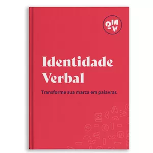 Imagem de capa para o Ebook Transforme sua marca em palavras - Identidade Verbal