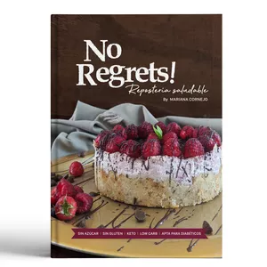 Imagen de portada para Ebook NO REGRETS! RECETAS DE REPOSTERÍA SALUDABLE 