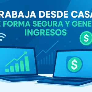 Imagen de portada para Ebook Ingresos Seguros desde Casa: Cómo Evitar Estafas y Ganar Dinero Real Trabajando Remoto