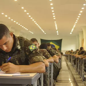 Imagem de capa para o Ebook Conteúdo completo para concurso MILITAR