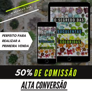 Imagem de capa para o Ebook O segredo das Suculentas Coloridas