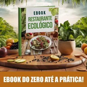 Imagem de capa para o Ebook Restaurante Ecológico e Natural.