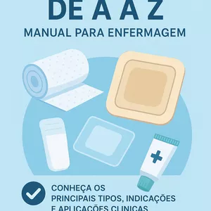 Imagem de capa para o Ebook Curativos de A a Z: Manual para Enfermagem