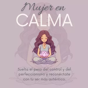 Imagen de portada para Ebook Mujer en CALMA. Suelta el peso del control y del perfeccionismo y reconéctate con tu ser más auténtico.