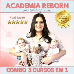 Imagem do curso Academia Reborn - Combo 3 Cursos em 1 (Como Fazer Boneca Reborn Realista Lucrativa)