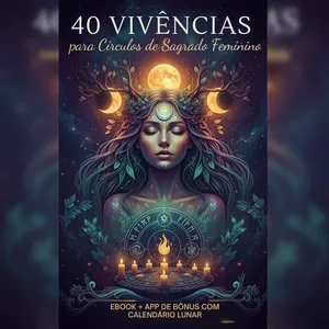 Imagem de capa para o Curso online 40 Vivências para círculos de Sagrado Feminino