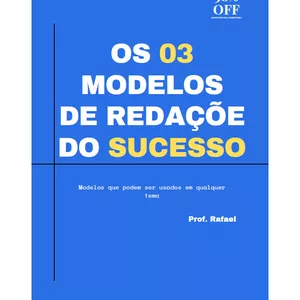 Imagem de capa para o Ebook OS 03 MODELOS DE REDAÇÕES DO SUCESSO