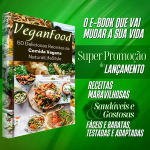 Imagem de capa para o Ebook VeganFood Natural LifeStyle
