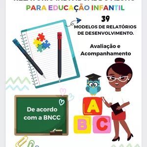 Imagem de capa para o Ebook RELATÓRIO INDIVIDUAL DO ALUNO PARA EDUCAÇÃO INFANTIL - ATUALIZADO 2025-