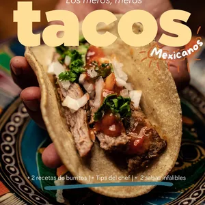 Imagen de portada para Ebook Recetario | Los meros, meros tacos mexicanos 