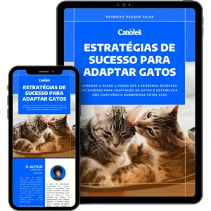 Imagem de capa para o Ebook Estratégias de Sucesso para Adaptar Gatos - Livro Digital