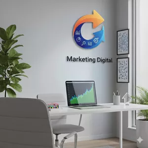 Imagem de capa para o Ebook Descubra o Poder do Marketing Digital para Todos