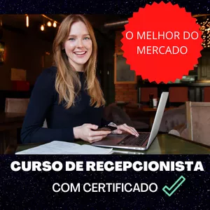 Imagem do curso Curso de Recepcionista