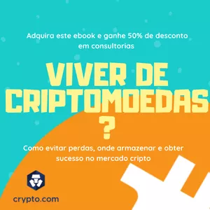 Imagem de capa para o Ebook Viver de Criptomoeda ?- by Willians Campos